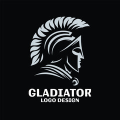 Gladiator Vector Logo Design 