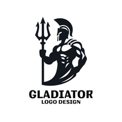 Gladiator Vector Logo Design 