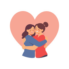 Bond Of Friendship Friendship Day 1 Vector Illustration
