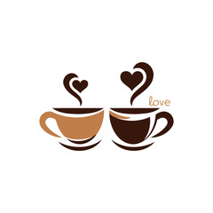 Relationship Coffee Friendship Vector Illustration
