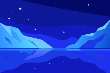 Fototapeta premium winter landscape with snow