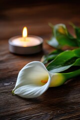 Candlelit Flower Bouquet
