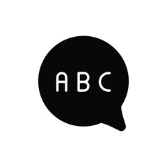 Alphabet icon vector