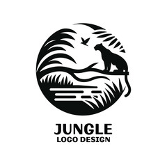 Jungle Vector Logo Design 