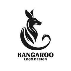 Kangaroo Vector Logo Design 