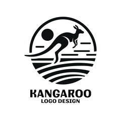 Kangaroo Vector Logo Design 