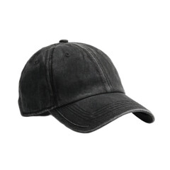 Black hat with a white background