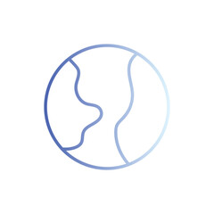 Earth icon vector