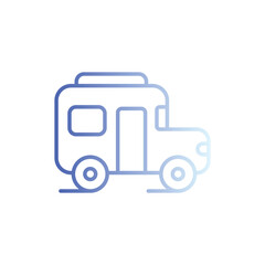 School Bus icon vector