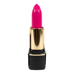 A glamorous set of isolated red and pink lipstick tubes, essential beauty accessories for elegant lips