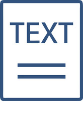 text icon