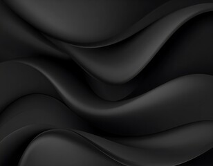 Fototapeta premium Abstract dark wavy background