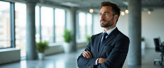 Confident Portrait in an Urban Environment