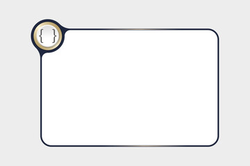 Simply frame for your text and square brackets