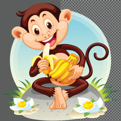 Monkey vector design