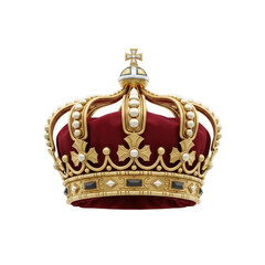 crown isolated on white