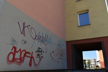 graffiti on the wall