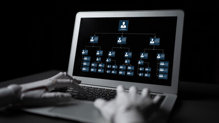 AI supports org chart creation by organizing structure, team, and corporate roles into an efficient...