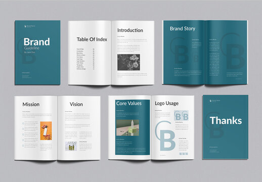 Brand Guidelines Template Design