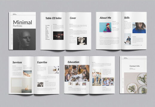 Minimal Portfolio Template Design