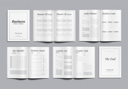 Business Planner Design Template