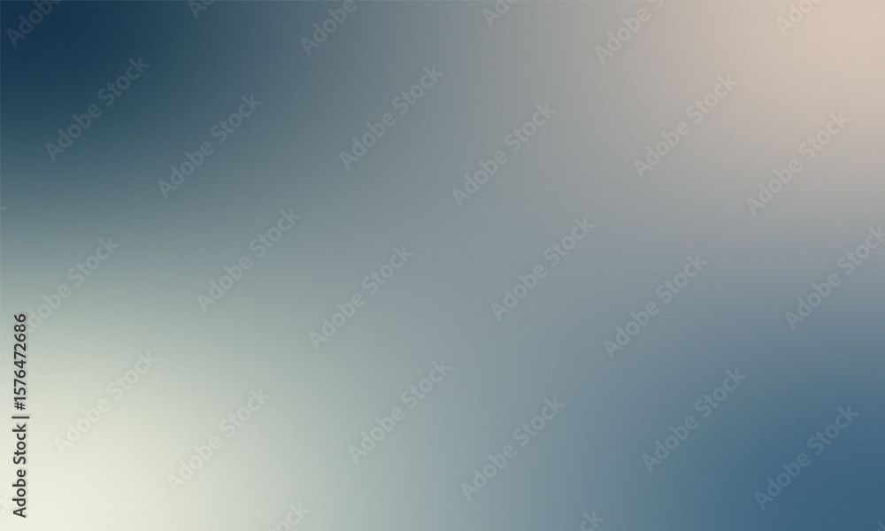 Poster subtle gradient background with noise texture in muted blue and beige hues new 2025 trendy grainy gr