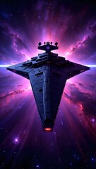 Imperial star destroyer wallpaper galactic empire spaceship star wars galaxy artwork