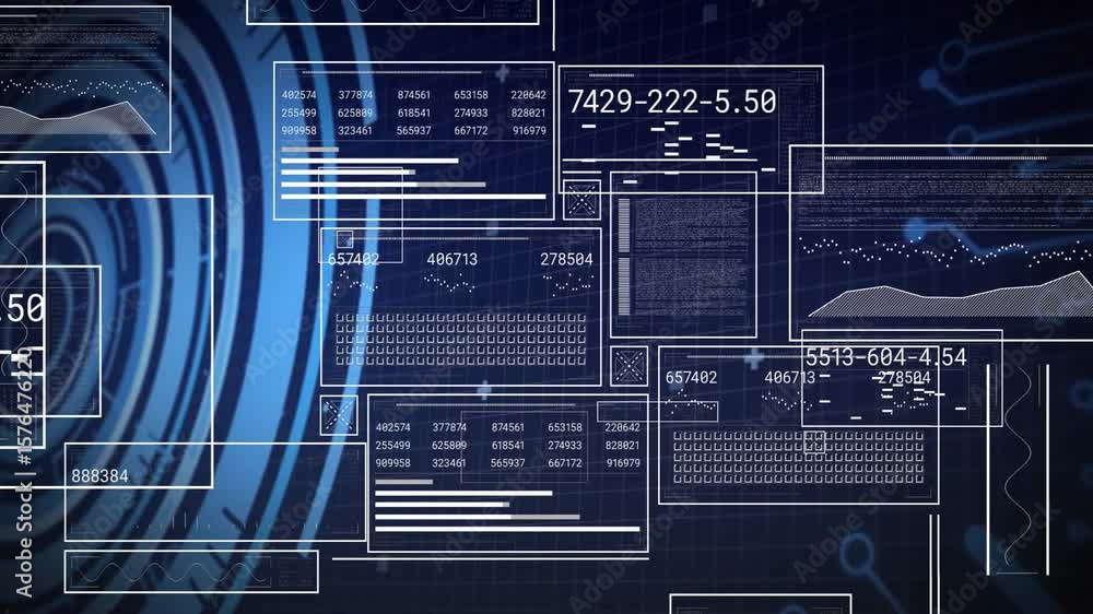 Poster on load data windows sliding resizing while scanning reticle highlighting values for data scan