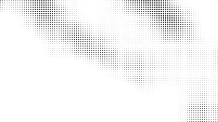 Black and white halftone gradient background – retro comic-style dot texture for abstract design, vintage print, pop art posters, and creative effects.