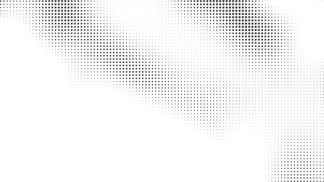 Black and white halftone gradient background – retro comic-style dot texture for abstract design, vintage print, pop art posters, and creative effects.