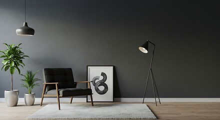 Modern Minimalist Living Space