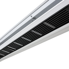 Modern air vent grille in sleek design with aluminum finish  