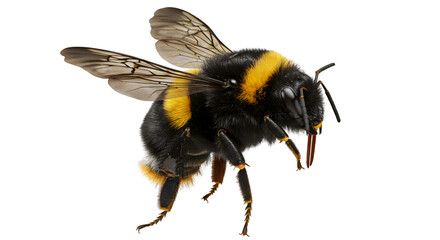  Close-Up of Fluffy Bumblebee