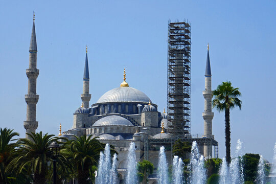 Sultan-Ahmed-Moschee in Istanbul, T&uuml;rkei