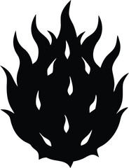 dragon fruit silhouette vector icon