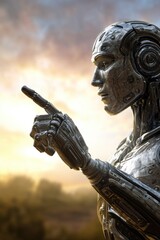 Robot Pointing Finger