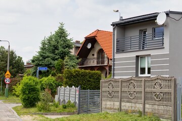 polish houses in Sosnowiec - Silesia - Poland