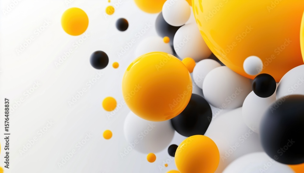 Poster modern abstract template with dynamic shapes composition for website covers. geometric and creative 
