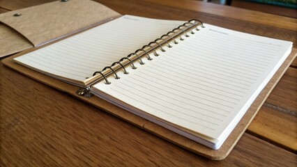 notebook and pen