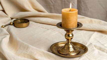 still life with candle