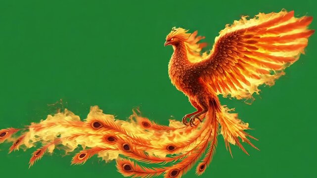 Phoenix Bird on Fire

