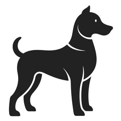 Abstract Dog Silhouette – Animal Symbol