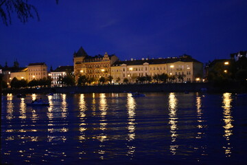 prague at night