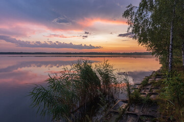 sunrise after rain