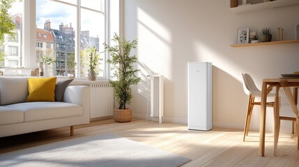 Fototapeta premium Bright interior living room