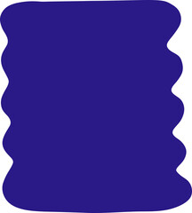 Freeform Vertical Wavy Rectangle