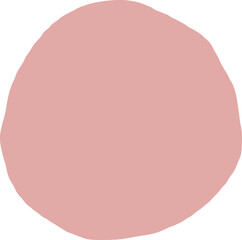 Freeform Light Peach Oval Element