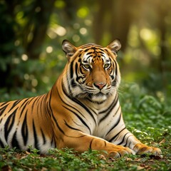 tiger in the forest