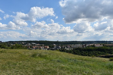 landscape with clouds