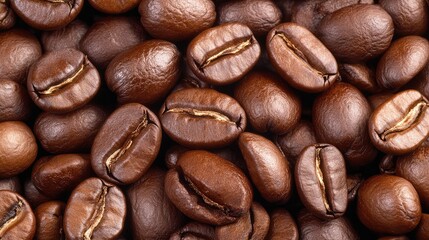 Fototapeta premium Coffee beans closeup